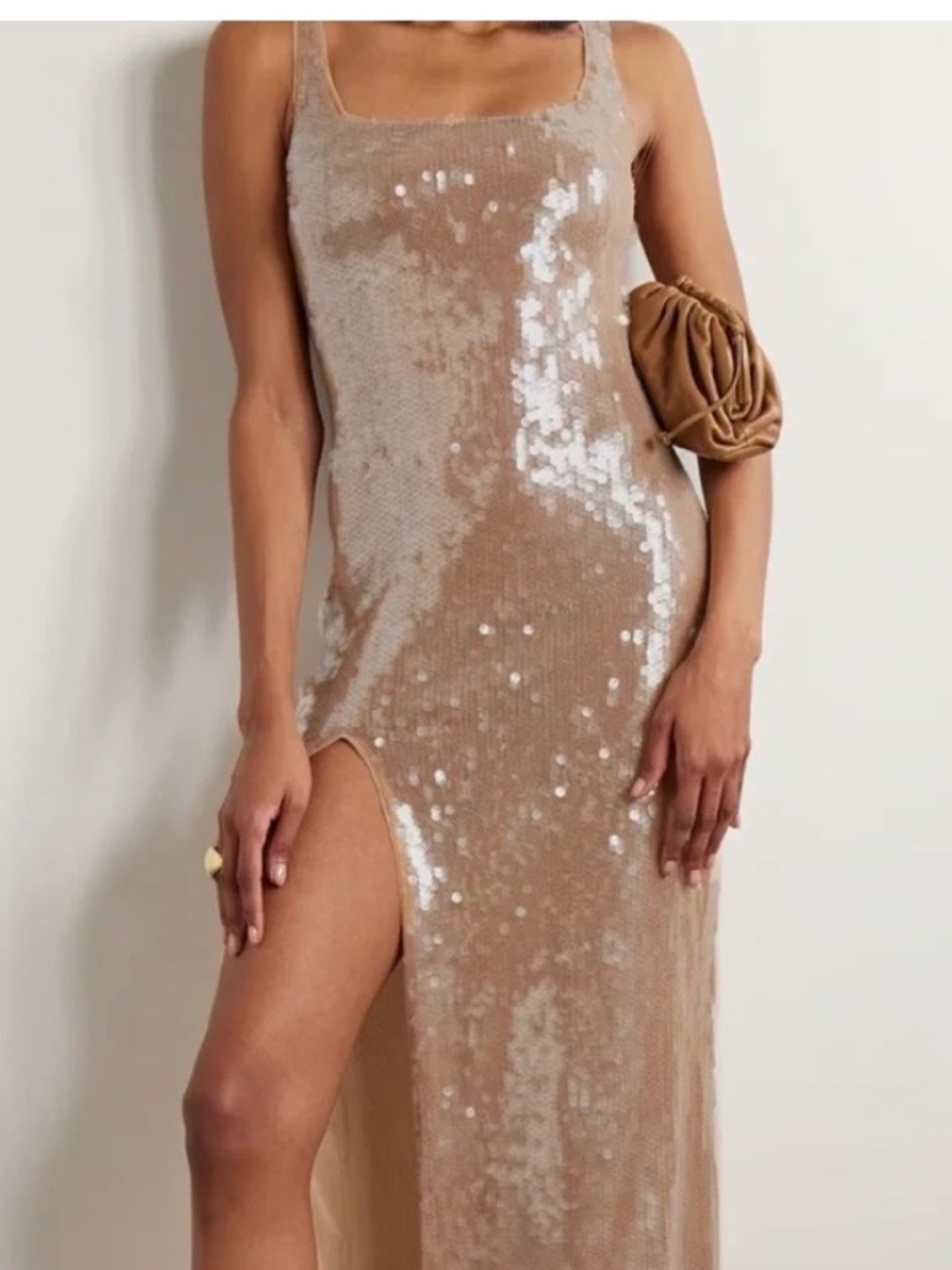 STAUD Le Sable Sequin Gown